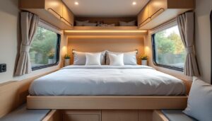 découvrez les avantages, les dimensions et des conseils pratiques pour choisir un lit pavillon adapté à votre camping-car, alliant confort et gain d'espace.