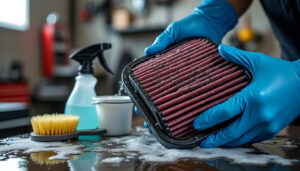 découvrez une méthode efficace et rapide pour nettoyer le filtre à air de votre motocross, assurant de meilleures performances et une longue durée de vie de votre moteur.