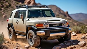 découvrez le toyota fj cruiser, un 4x4 tout terrain au design rétro, alliant performance, robustesse et fiabilité pour toutes vos aventures.