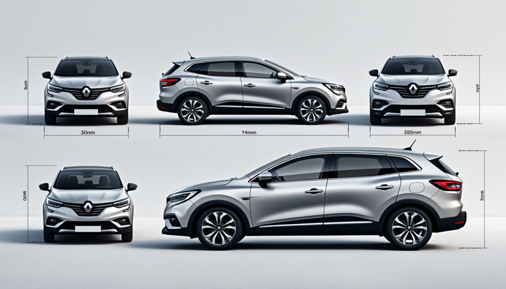 découvrez les dimensions précises du renault kadjar : longueur, largeur et hauteur pour mieux connaître ce suv compact.