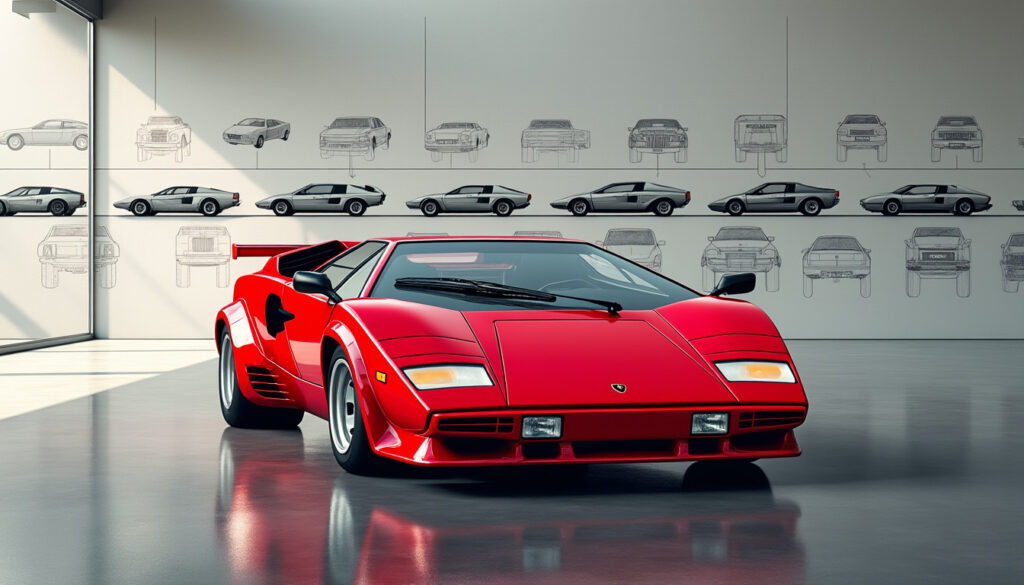 découvrez l'histoire fascinante de la lamborghini countach, ses caractéristiques techniques uniques et les modèles clés qui ont marqué cette légende de l'automobile.